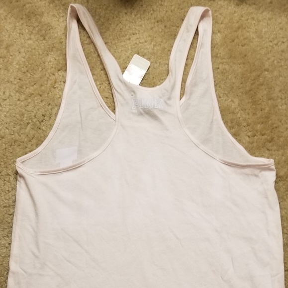 NWT VS Pink CALI Racerback Razorback Tank Tee - Picture 5 of 8